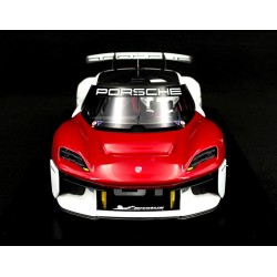 Porsche Mission R No.01 (red-white) avec vitrine