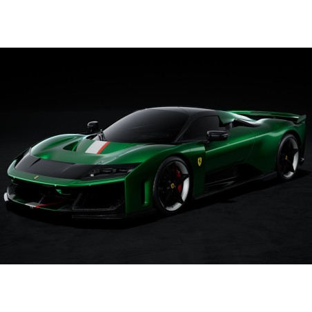 Ferrari F80 carbon optional (Green Jewel) bicolor wheels silver and carbon