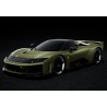 Ferrari F80 carbon optional (Verde Masoni Opaco) bicolor wheels carbon and silver